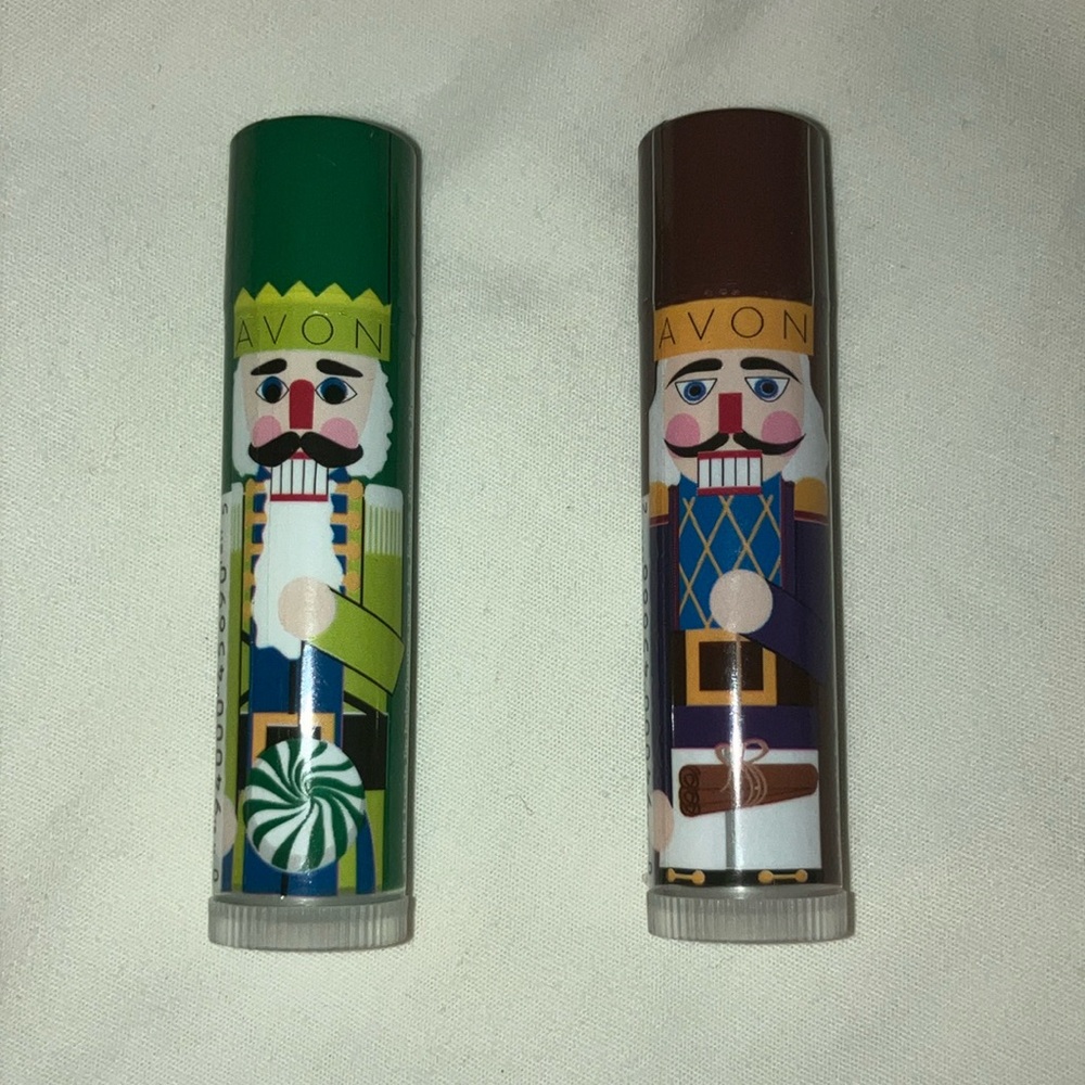 Vintage/Retro/Old-School AVON Christmas/Winter Holiday Nutcracker Chapsticks